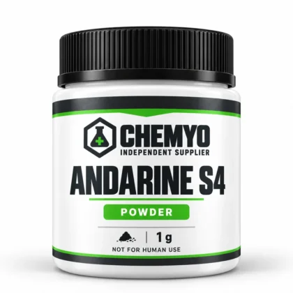 Chemyo Andarine S4 powder packaging illustration, 1 g