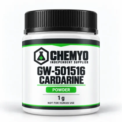 Chemyo GW-501516 Cardarine powder packaging illustration, 1 g